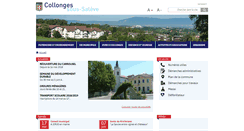Desktop Screenshot of collonges-sous-saleve.fr